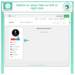 My Account Customizer