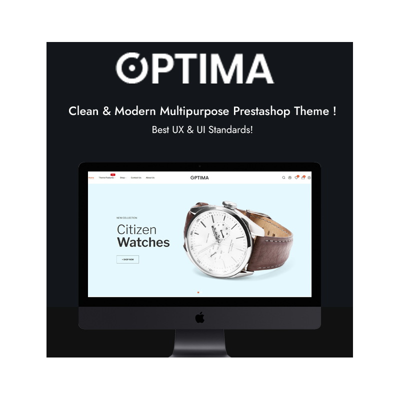 Optima Elementor - Multipurpose Prestashop 1.7.x, 8.x Theme