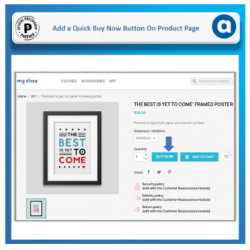 Quick Buy Now Button with Redirection