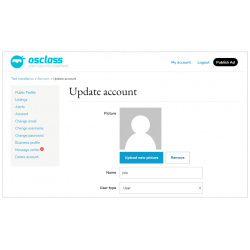 Profile picture feature of...