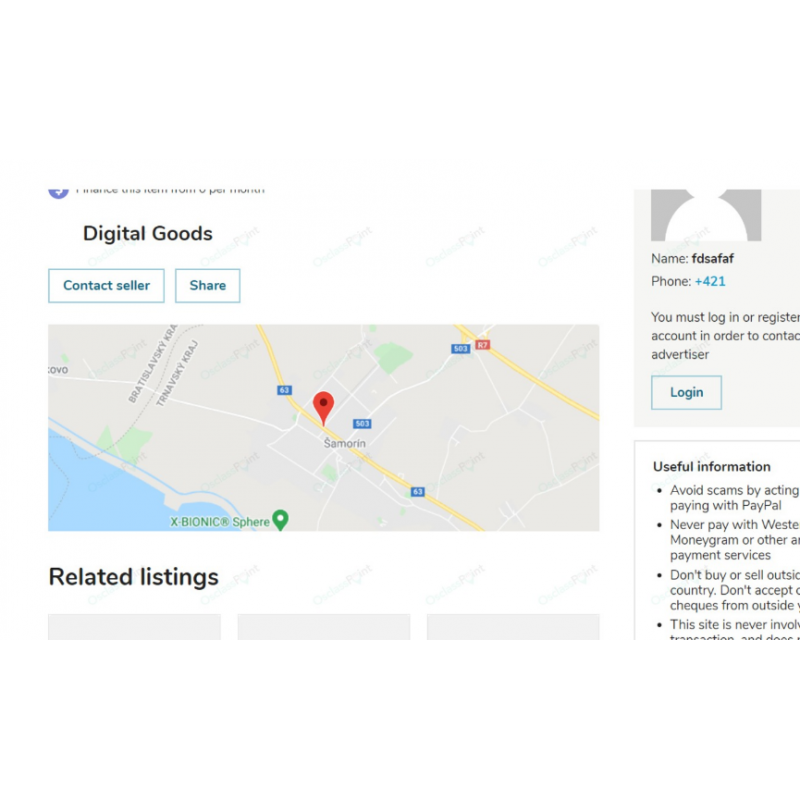 Google Maps Osclass Plugin