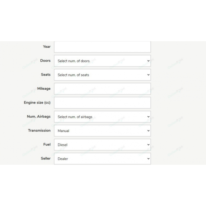 Car Attributes Osclass Plugin