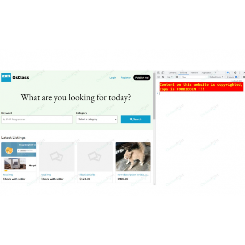Content Protection Plugin