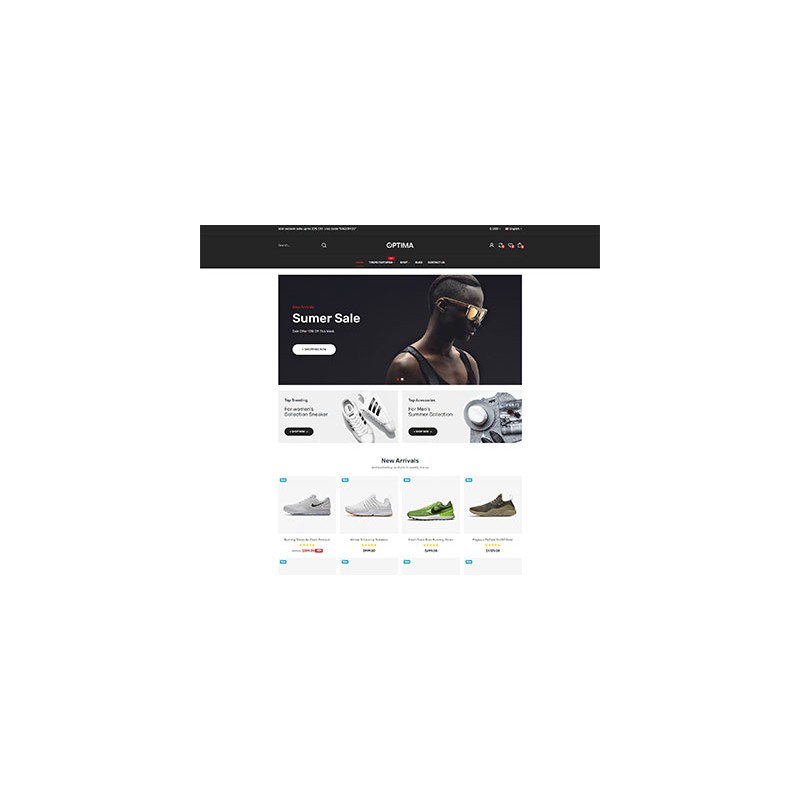 Optima Elementor - Tema Prestashop 1.7.x, 8.x multiuso